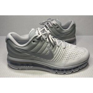 Nike Air Max 2017 White Wolf Grey Sneakers Retro 849559-009 Men's Size 9.5